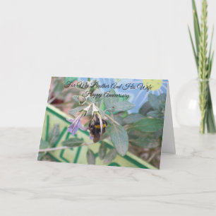 Schwager und Ehefrau personalisierter Hochzeitstag Karte