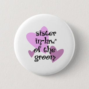 Schwägerin des Bräutigams Button