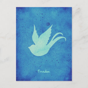 Schwalbe der Freiheit Postkarte