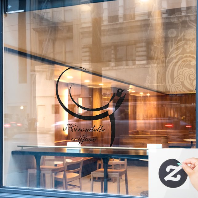 Schwalbe Fensteraufkleber (Café-Fenster)