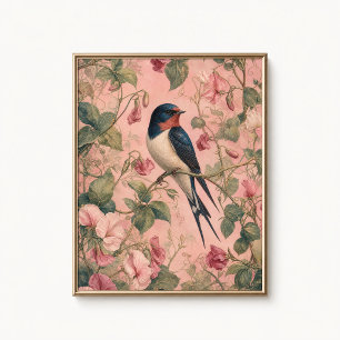 Schwalbe Sweet Pea Chinoiserie Poster