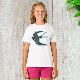 Schwalbe Vogel fliegt T-Shirt