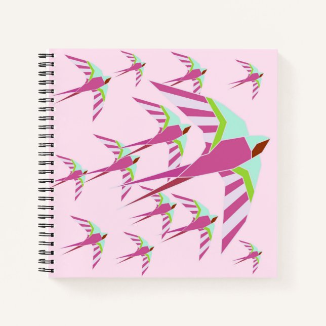 Schwalben Notizbuch (Vorderseite)