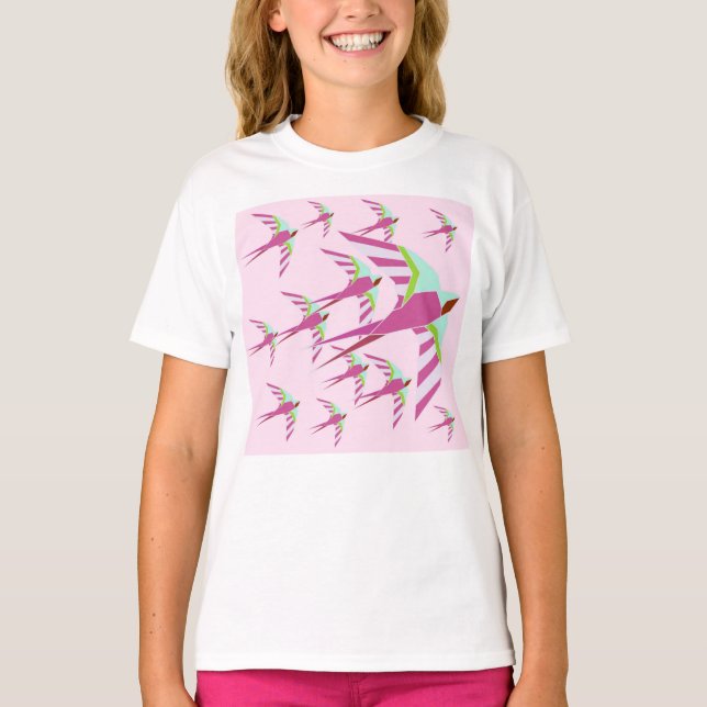 Schwalben T-Shirt (Vorderseite)