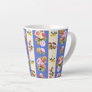 Schwalben und Rose Milchtasse