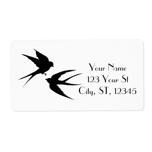 Schwalben Vögel Silhouetten Thunder_Cove (Vorne)