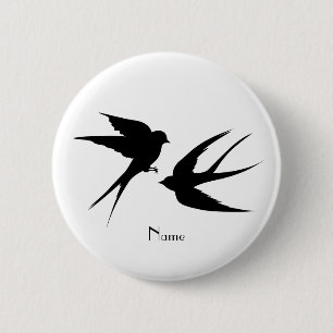 Schwalben Vögel Silhouetten Thunder_Cove Button