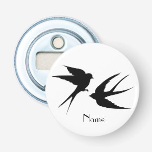 Schwalben Vögel Silhouetten Thunder_Cove Flaschenöffner