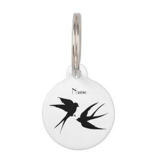 Schwalben Vögel Silhouetten Thunder_Cove   Haustiermarke