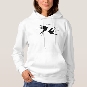 Schwalben Vögel Silhouetten Thunder_Cove Hoodie