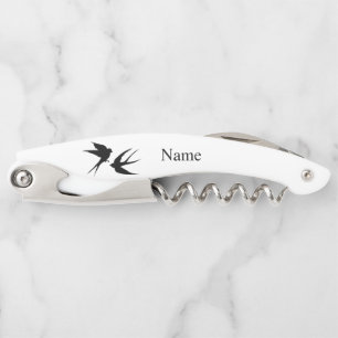 Schwalben Vögel Silhouetten Thunder_Cove  Kellnermesser