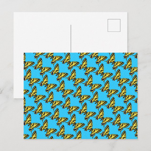 Schwalbenschwanz - Postkarte (Vorne/Hinten)