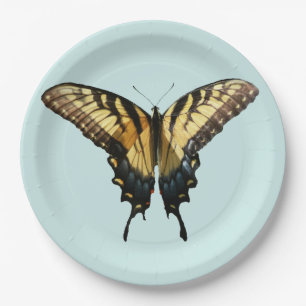 Schwalbenschwanz Schmetterling III Schönes Farbige Pappteller