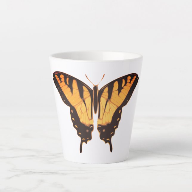 Schwalbenschwanz Schmetterling Milchtasse (Vorderseite)