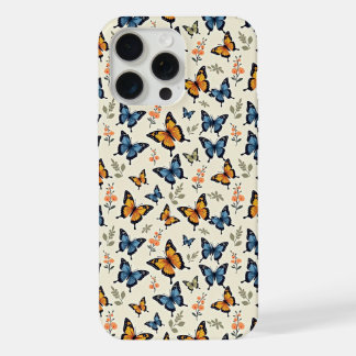 Schwalbenschwanz-Schmetterling-Muster iPhone/iPad- iPhone 15 Pro Max Hülle