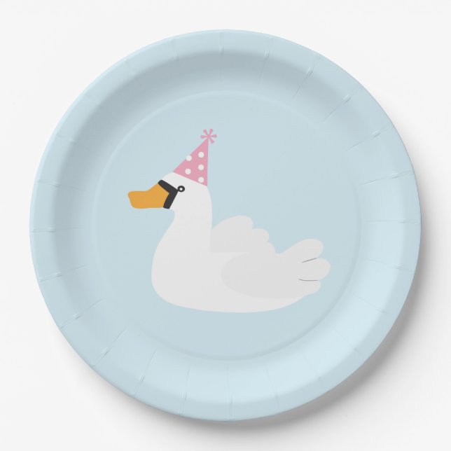 Schwamm Floss-Teller Pappteller (Vorderseite)