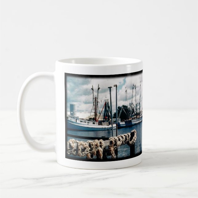 Schwammdocks Tarpon Springs Florida Kaffeetasse (Links)