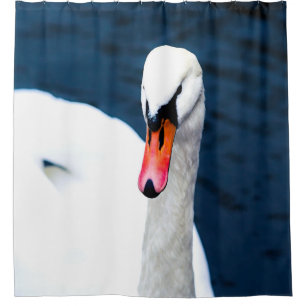 Schwan am See Duschvorhang