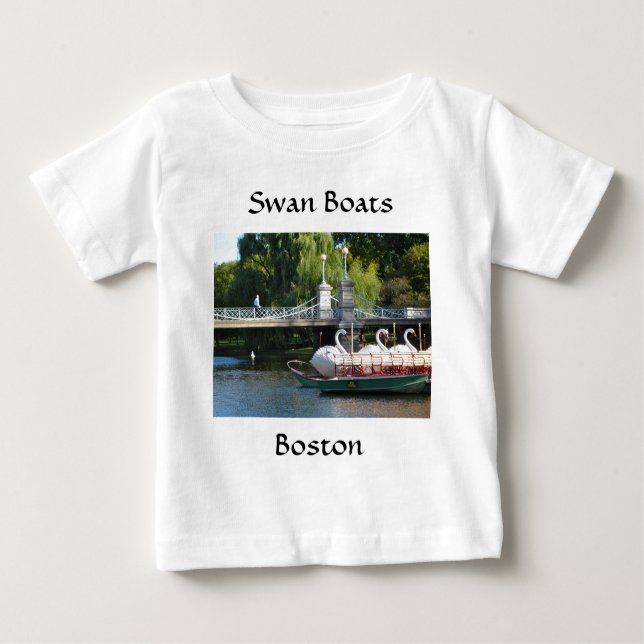 Schwan-Boote Baby T-shirt (Vorderseite)