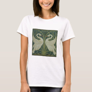 "Schwan-, Eile- und Iris" Tapetenentwurf T-Shirt