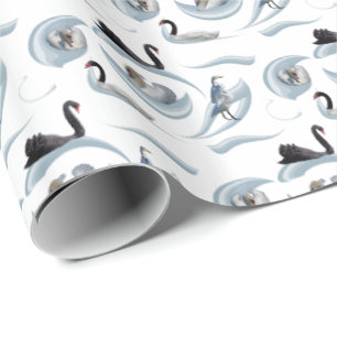 Schwan Frenzy Geschenkpapier (Farbe wählen)
