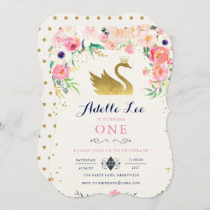 Schwan Geburtstag Einladung