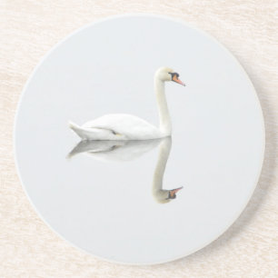 Schwan Getränkeuntersetzer