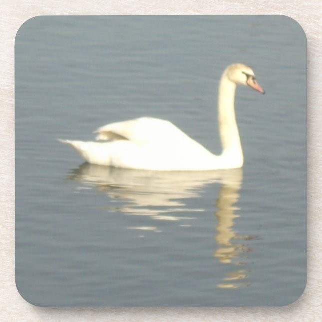 Schwan Getränkeuntersetzer (Vorderseite)