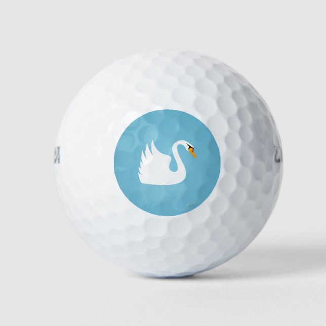Schwan Golfball (Vorderseite)