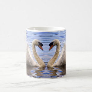 Schwan-Herz Tasse