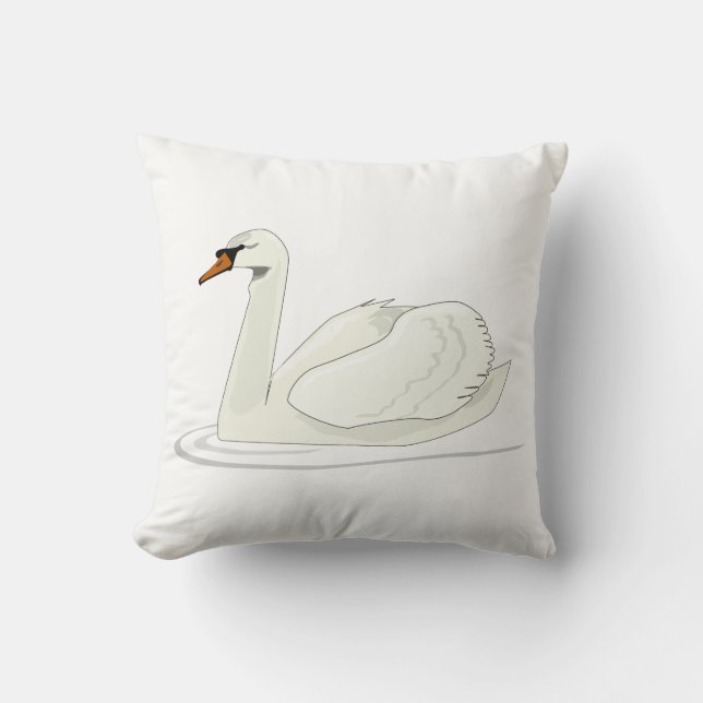 Schwan Kissen (Vorderseite)