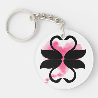 Schwan Liebender Schlüsselanhänger aus Acryl