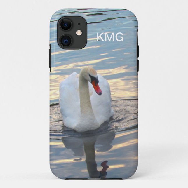 Schwan mit Reflektion Case-Mate iPhone Hülle (Rückseite)
