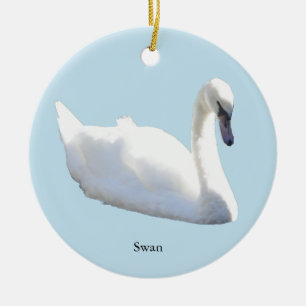 Schwan-Ornament Keramik Ornament