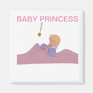 Schwan-Prinzessin Baby Magnet