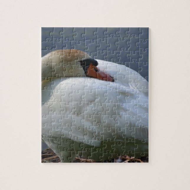Schwan Puzzle (Vertikal)