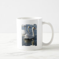 Schwan-Reflexions-Kaffee-Tasse