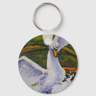 Schwan-Schlüsselkette Schlüsselanhänger