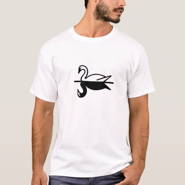 Schwan-Shirt T-Shirt (Vorderseite)