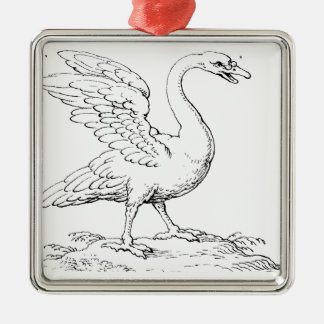 Schwan Symbol der Liebe und Treue Fine Art Ornament Aus Metall