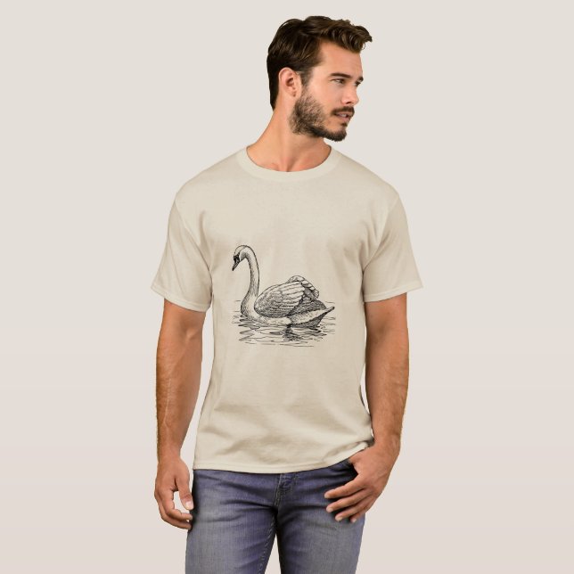 Schwan T-Shirt (Vorne ganz)