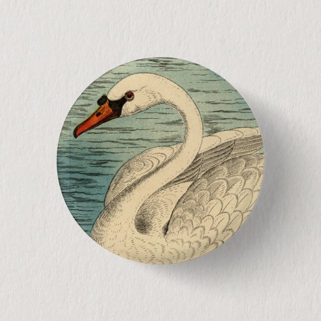 Schwan-Taste Button (Vorderseite)