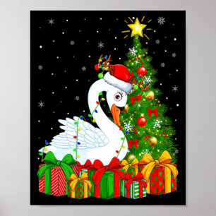 Schwan Vogel Weihnachten Feiertag Weihnachtsmann S Poster