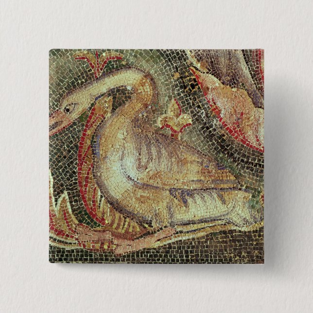 Schwan, wieder hergestelltes c.1200 button (Vorderseite)