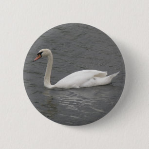 Schwäne am River Button