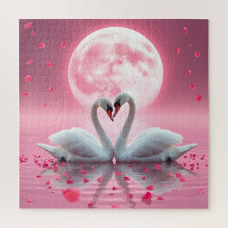 Schwäne am See Puzzle