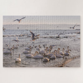 Schwäne im Schwarzmeer-Puzzle Puzzle