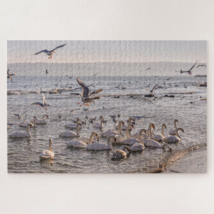 Schwäne im Schwarzmeer-Puzzle Puzzle