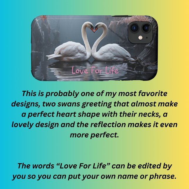 Schwäne im Wasser Case-Mate iPhone Hülle (Von Creator hochgeladen)