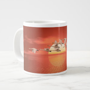 Schwäne Jumbo-Tasse
